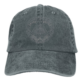 Grand Master Blue Lodge Baseball Cap - Various Colors - Bricks Masons