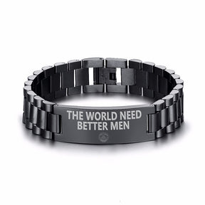 Grand Master Blue Lodge Bracelet - Stainless Steel - Bricks Masons