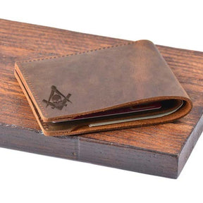 Widows Sons Wallet - Handcraft Leather - Bricks Masons