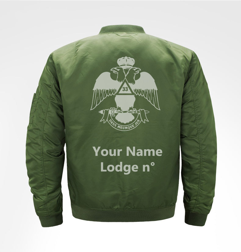 33rd Degree Scottish Rite Jacket - Wings Down Various Colors - Bricks Masons