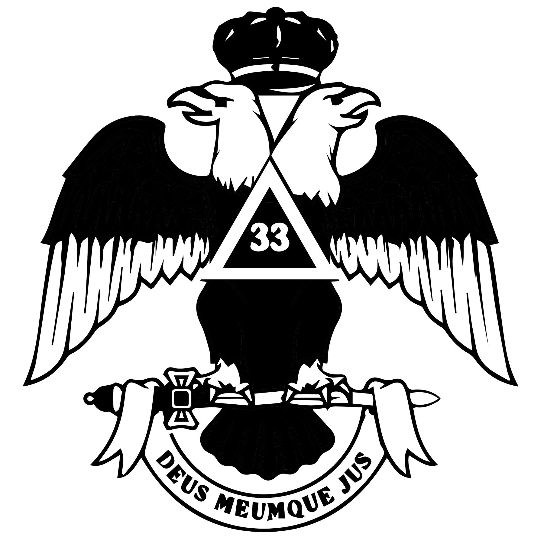 33rd Degree Scottish Rite Jacket - Wings Down Various Colors - Bricks Masons