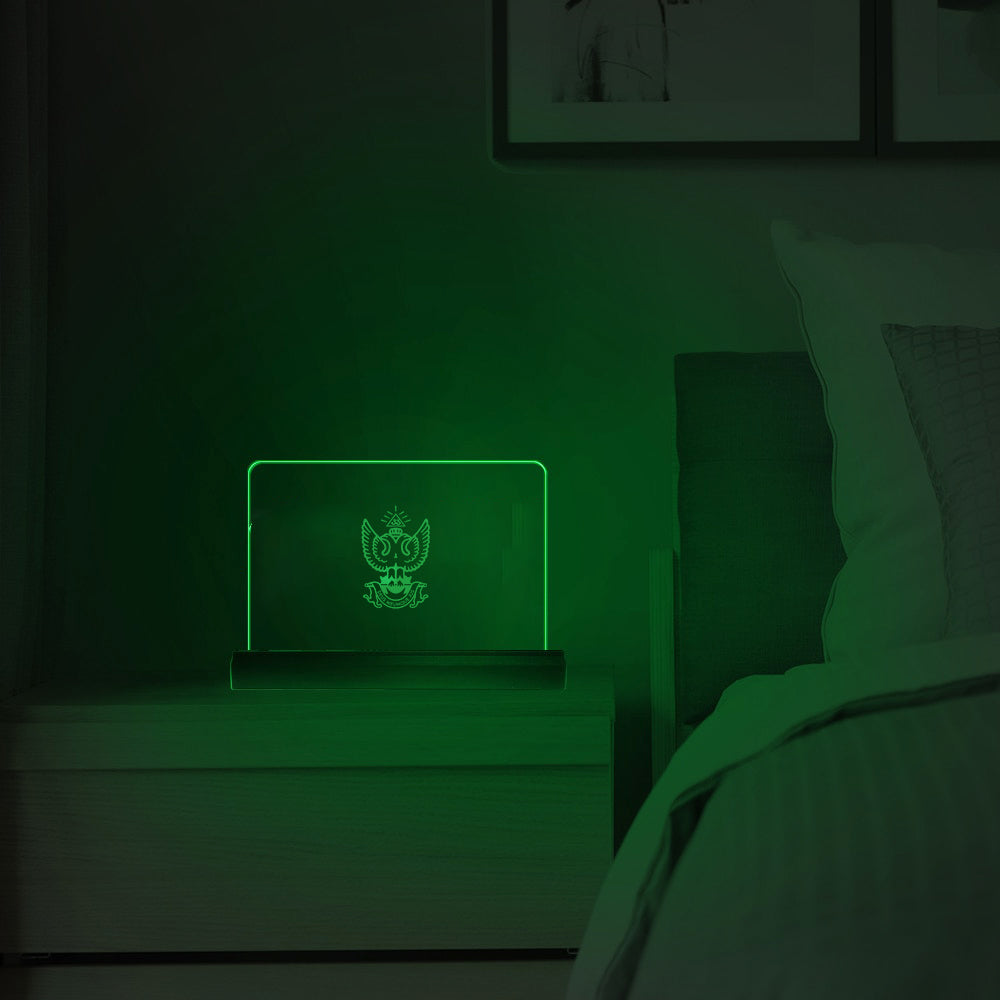 33rd Degree Scottish Rite LED Sign - Wings Up 3D Glowing light - Bricks Masons