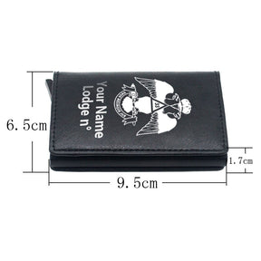 33rd Degree Scottish Rite Wallet - Wings Down Various Colors - Bricks Masons