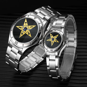 OES Wristwatch - Stainless Steel - Bricks Masons