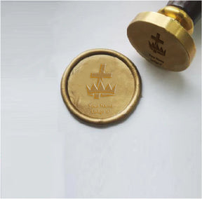 Knights Templar Commandery Wax Seal Stamp - Various Sizes - Bricks Masons