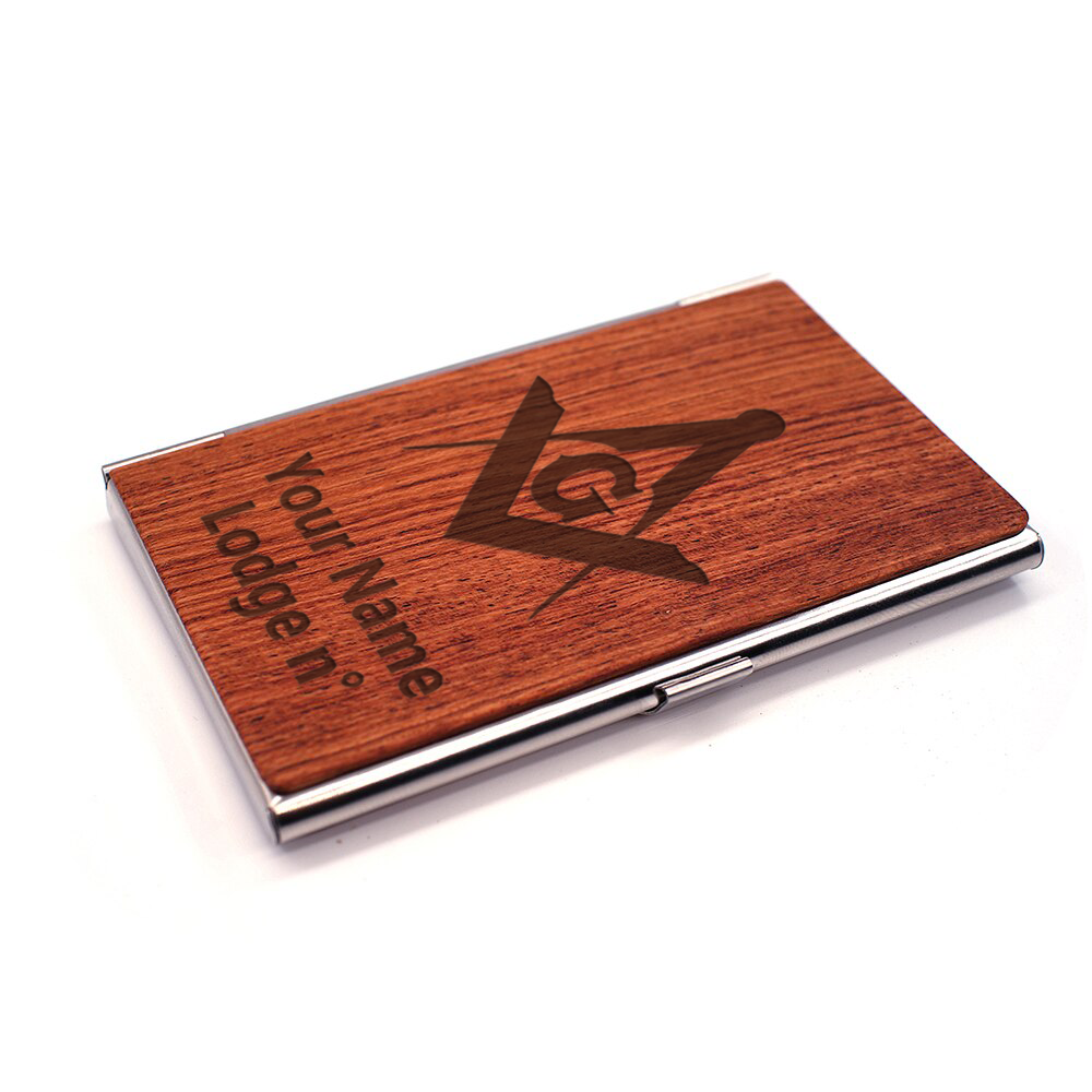 Master Mason Blue Lodge Card Holder - (RFID Protection) - Bricks Masons