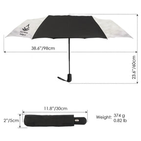 Past Master Blue Lodge Umbrella - Three Folding Windproof - Bricks Masons