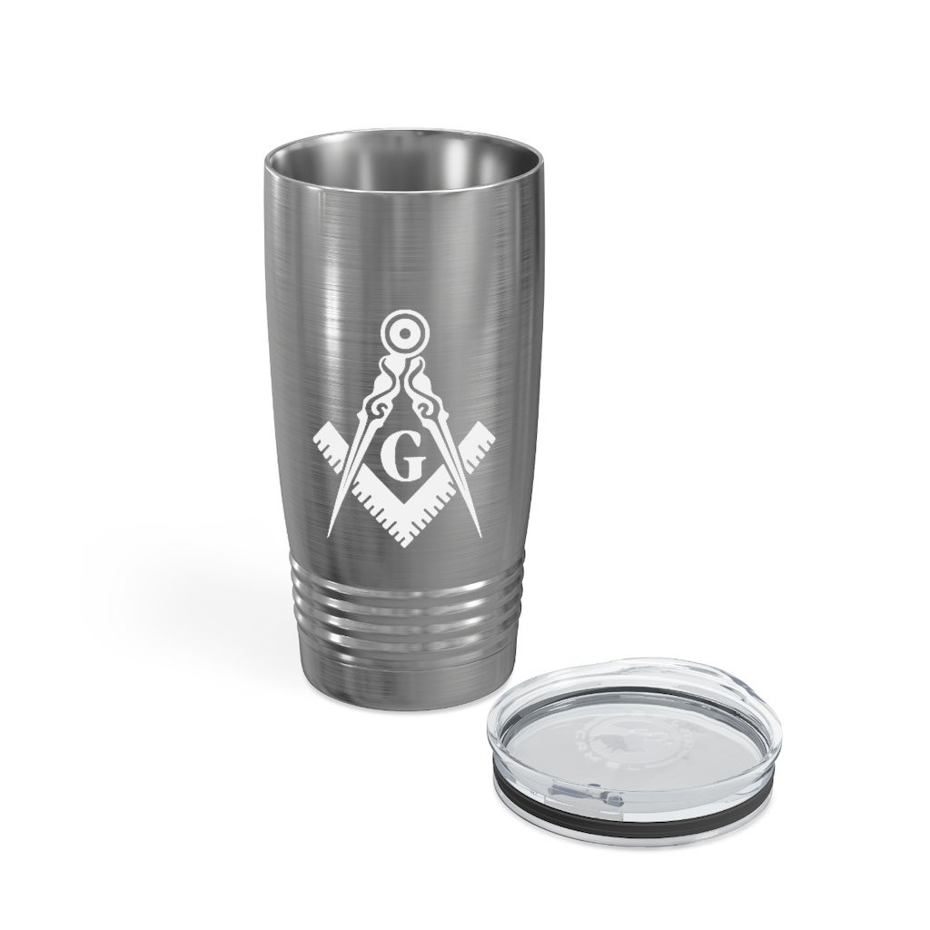 Master Mason Blue Lodge Ringneck Tumbler - Square & Compass G - Bricks Masons