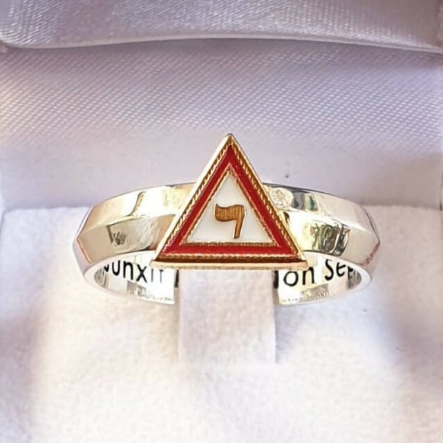 14th Degree Masonic Ring - 925K Silver - Bricks Masons