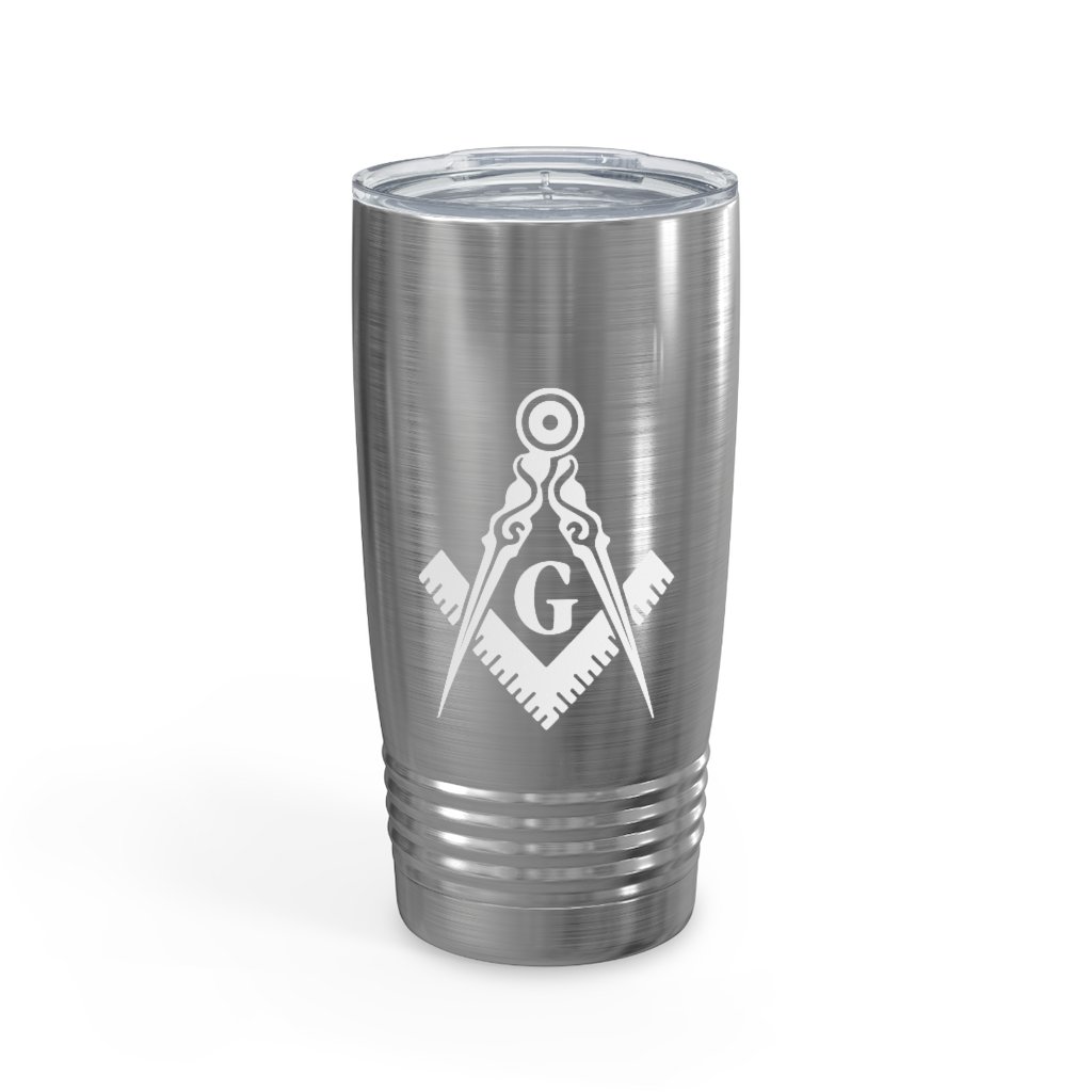 Master Mason Blue Lodge Ringneck Tumbler - Square & Compass G - Bricks Masons