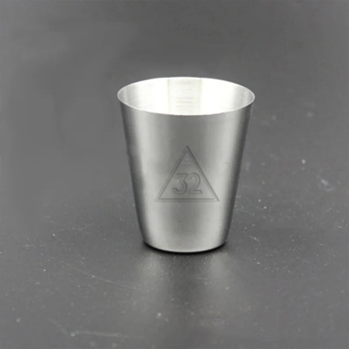 32nd Degree Scottish Rite Cups - Stainless Steel - Bricks Masons