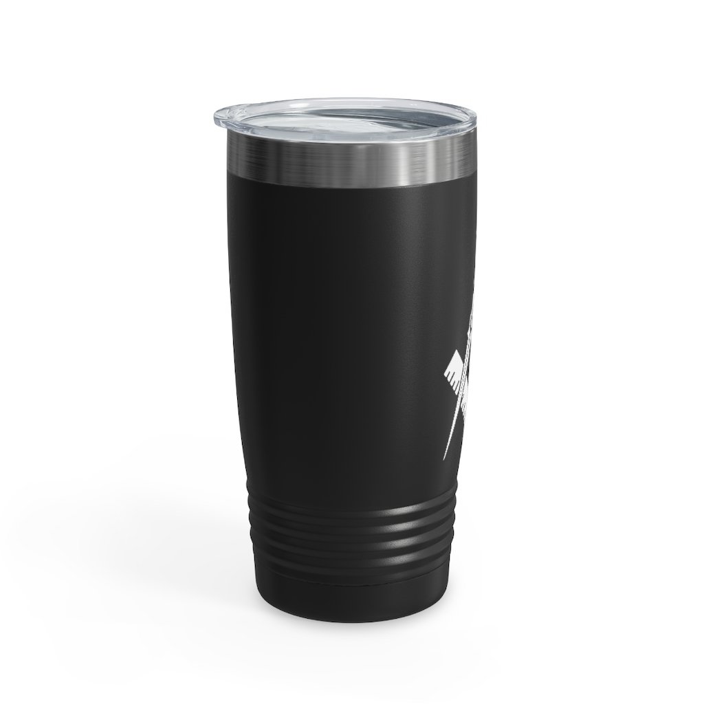 Master Mason Blue Lodge Ringneck Tumbler - Square & Compass G - Bricks Masons