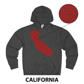 Masonic Hoodie - CALIFORNIA State - Bricks Masons