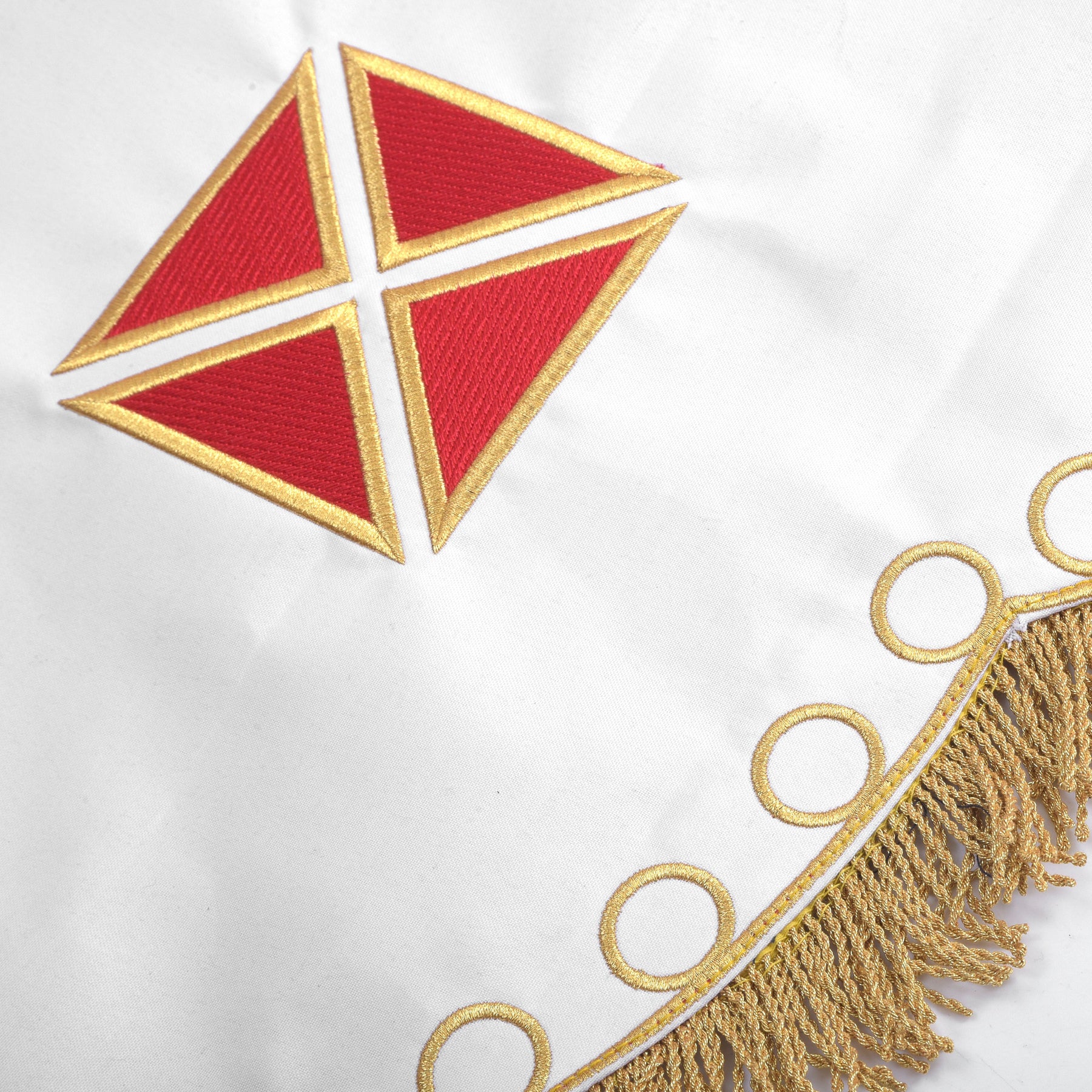 Knights Templar Commandery Banner - Machine Embroidery - Bricks Masons