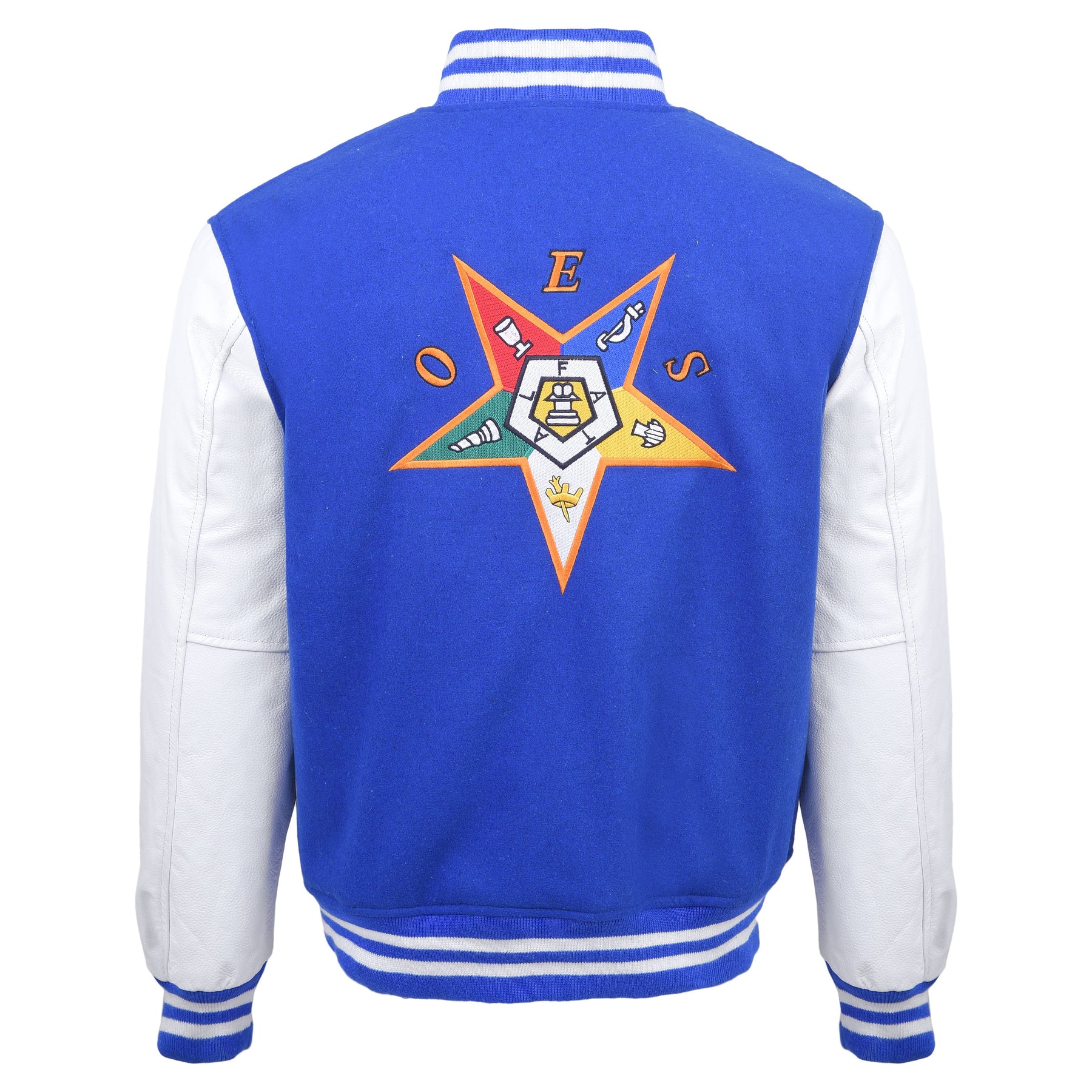 OES Jacket - Blue & White - Bricks Masons