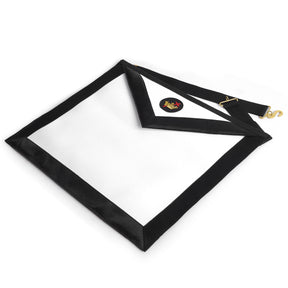 Knights Templar Commandery Apron - Black Velvet - Bricks Masons