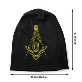 Master Mason Blue Lodge Beanie - Warm Multifunction Cap - Bricks Masons