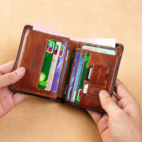 Widows Sons Wallet - Genuine Leather Not Too Late With Credit Card Holder - Bricks Masons