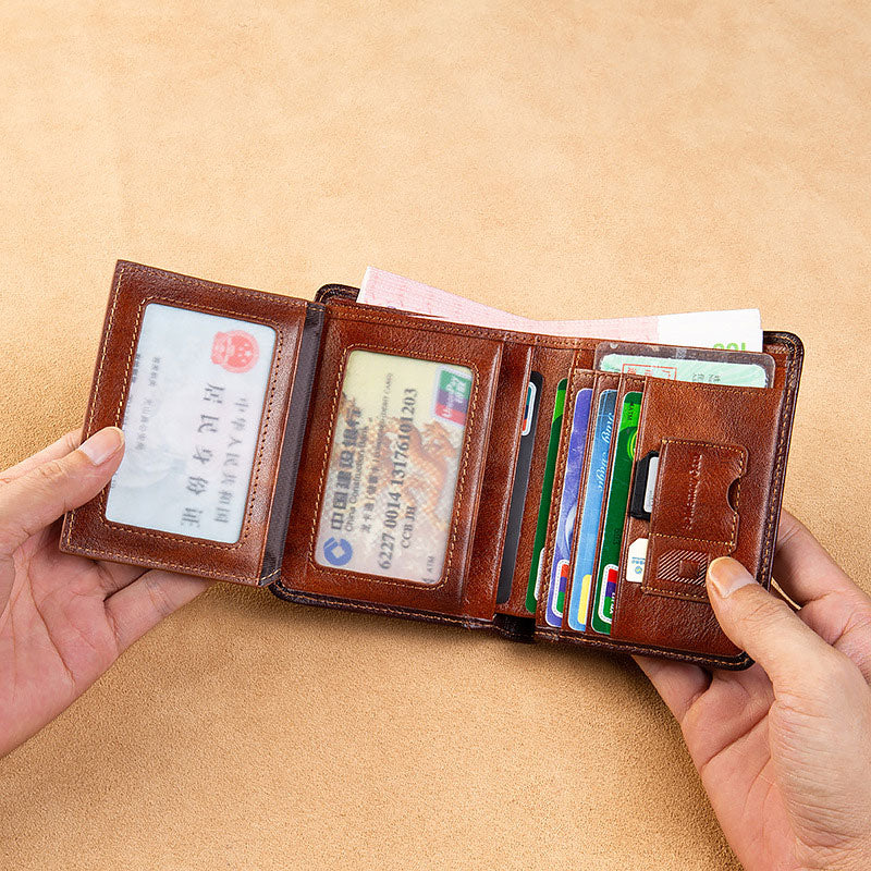 Widows Sons Wallet - Genuine Leather Not Too Late With Credit Card Holder - Bricks Masons