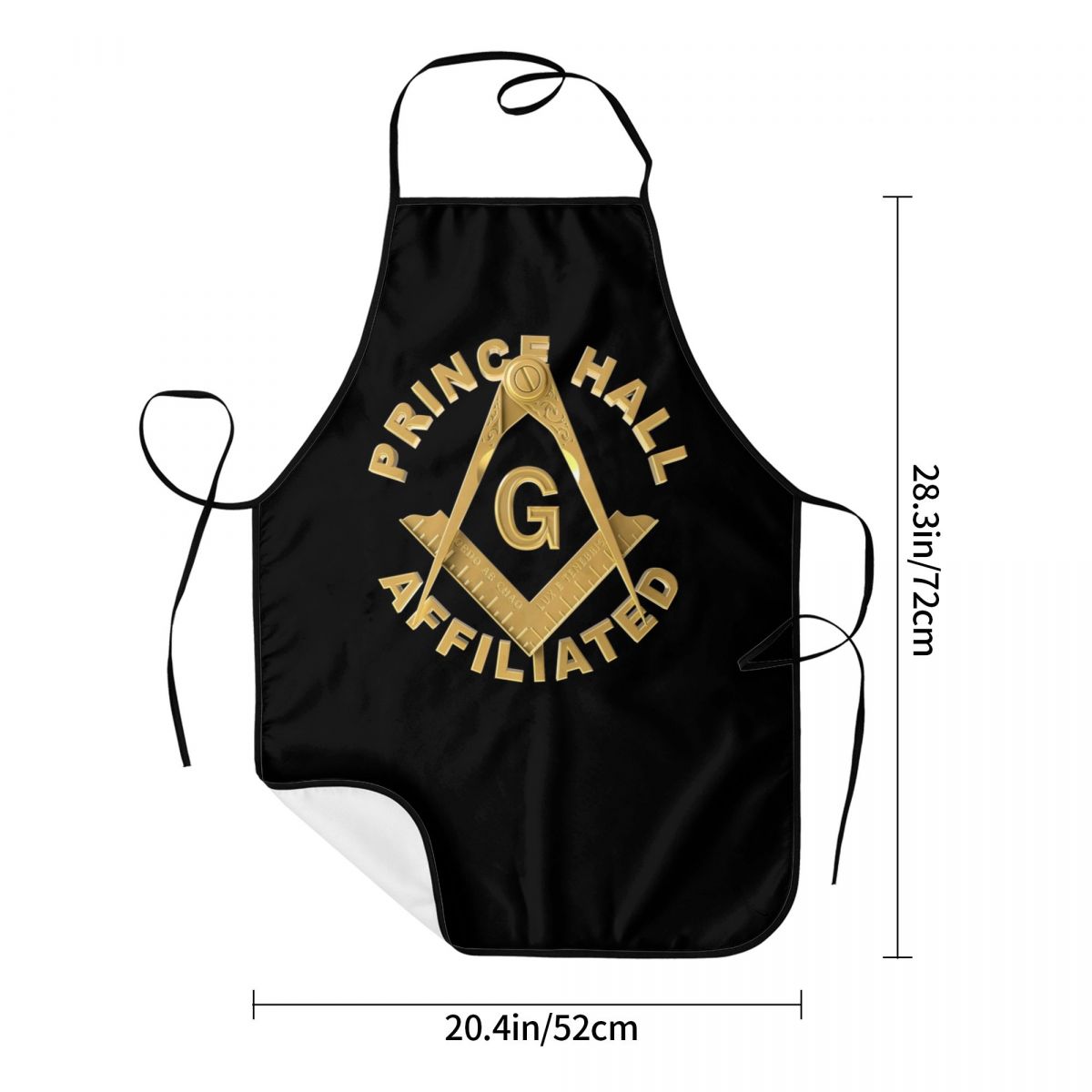 Masonic Kitchen Apron - Prince Hall Affiliated - Bricks Masons