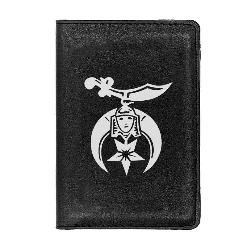 Shriners Wallet - Black & Brown - Bricks Masons