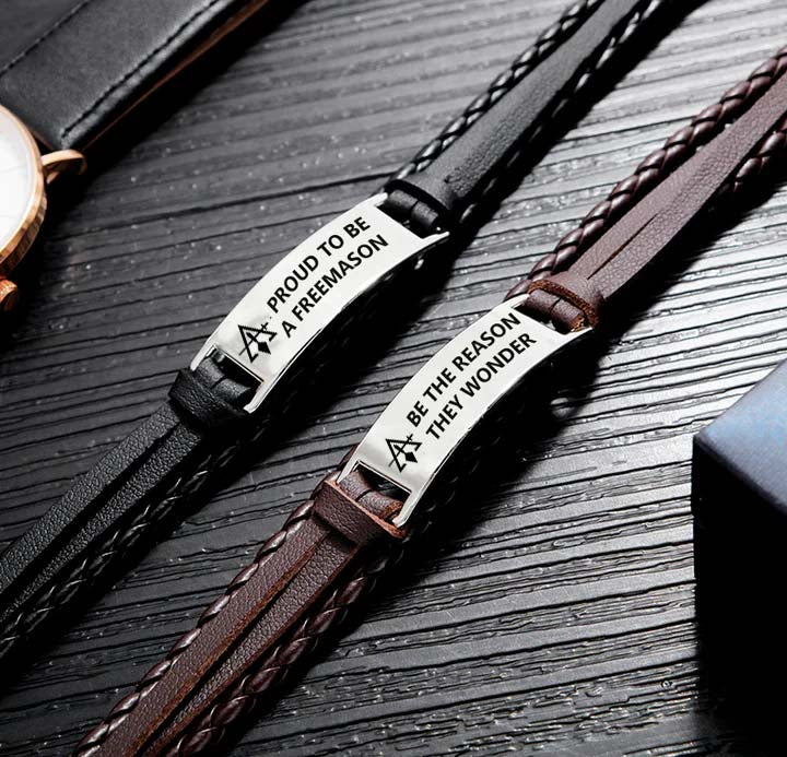 Council Bracelet - Black & Brown - Bricks Masons