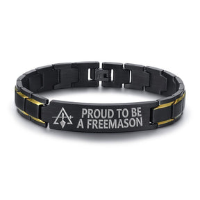 Council Bracelet - Stainless Steel - Bricks Masons