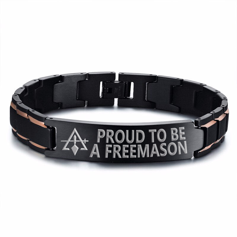 Council Bracelet - Stainless Steel - Bricks Masons