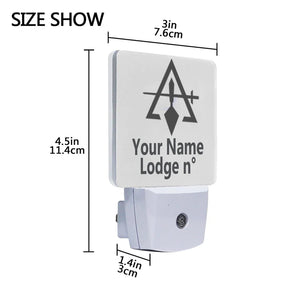 Council  LED Sign - 2 Pieces Plug-in - Bricks Masons