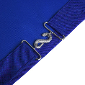 Marshal Blue Lodge Officer Apron - Machine Embroidery - Bricks Masons