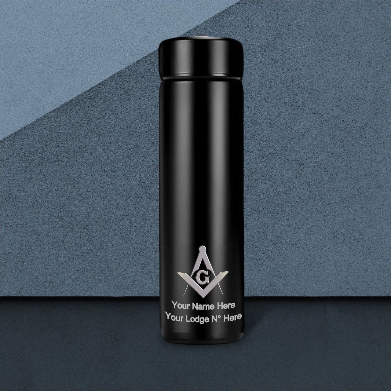 Master Mason Blue Lodge Vacuum Flask - Various Colors - Bricks Masons