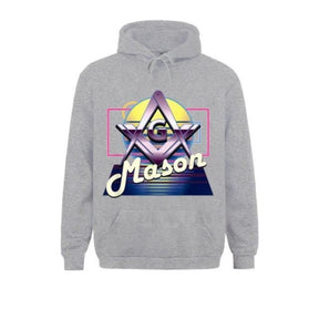 Master Mason Blue Lodge Hoodie - Square & Compass G (Multiple Colors) - Bricks Masons