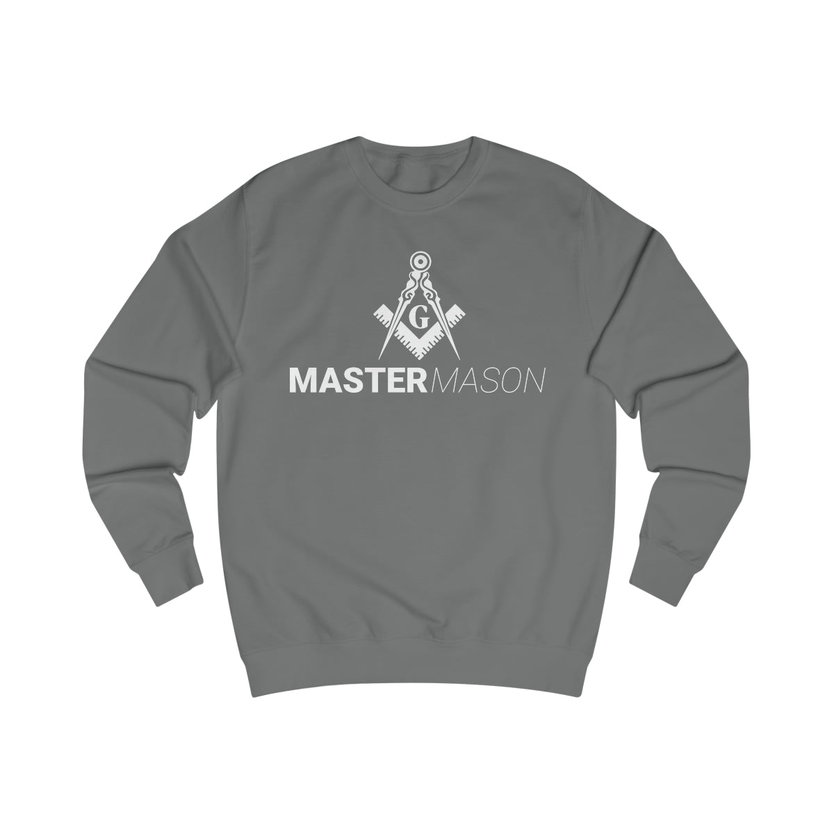 Master Mason Blue Lodge Sweatshirt - Black Square and Compass G Ugly - Bricks Masons