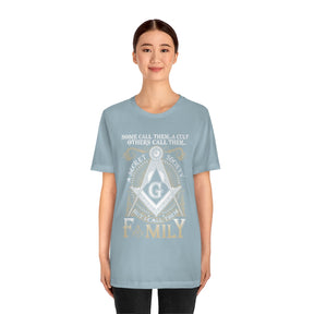 Masonic T-Shirt - I Call Them Family - Bricks Masons