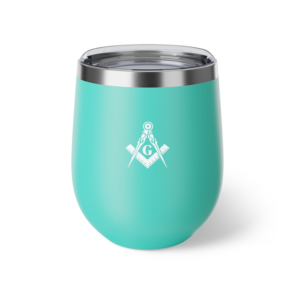 Master Mason Blue Lodge Vacuum Cup - Square & Compass G - Bricks Masons