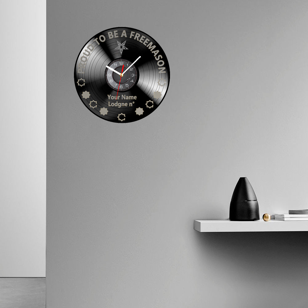OES Clock - Vinyl Record - Bricks Masons