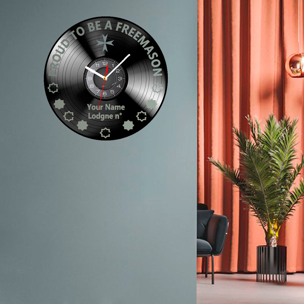 Order Of Malta Commandery Clock - Vinyl Record - Bricks Masons