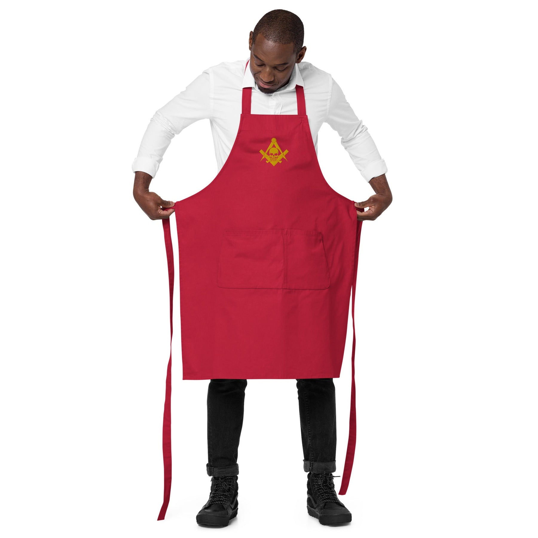 Widows Sons Kitchen Apron - Various Organic Cotton Colors - Bricks Masons