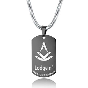 Past Master Blue Lodge Necklace - (Various Colors) - Bricks Masons