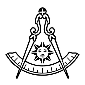 Past Master Blue Lodge California Regulation Travel Bag - Genuine Leather - Bricks Masons