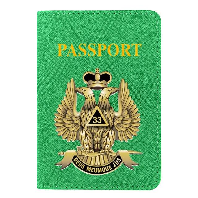 33rd Degree Scottish Rite Wallet - Passport & Credit Card Holder - Bricks Masons