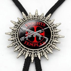 Variety of Knights Templar Cowboy Bolo Ties [Multiple Variations] - Bricks Masons