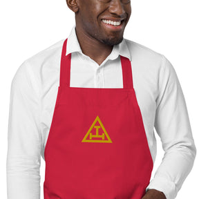 Royal Arch Chapter Kitchen Apron - Various Organic Cotton Colors - Bricks Masons