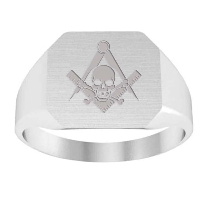 Widows Sons Ring - Sterling Silver - Bricks Masons