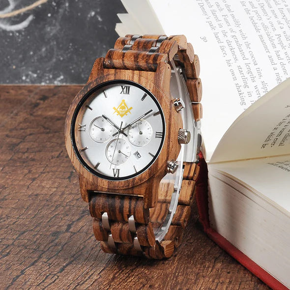 Widows Sons Wristwatch - Various Wood Colors - Bricks Masons